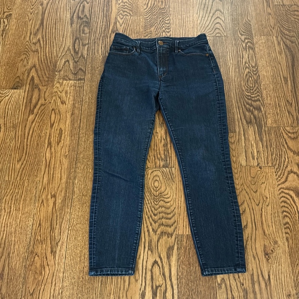 Loft Modern High Waist Skinny Ankle Jeans Size 26 Petite